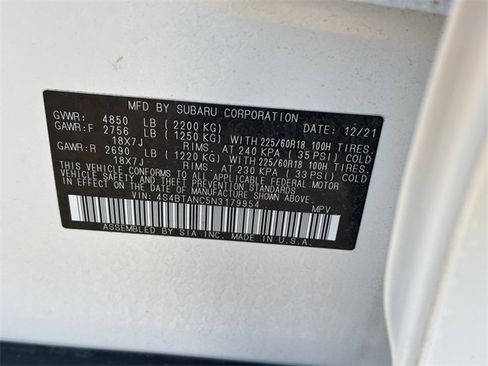 Used 2022 Subaru Outback Limited image 26