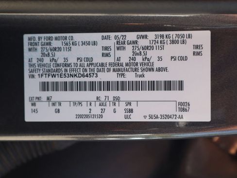 Used 2022 Ford F150 XL w/ STX Appearance Package AWD/4WD image 63