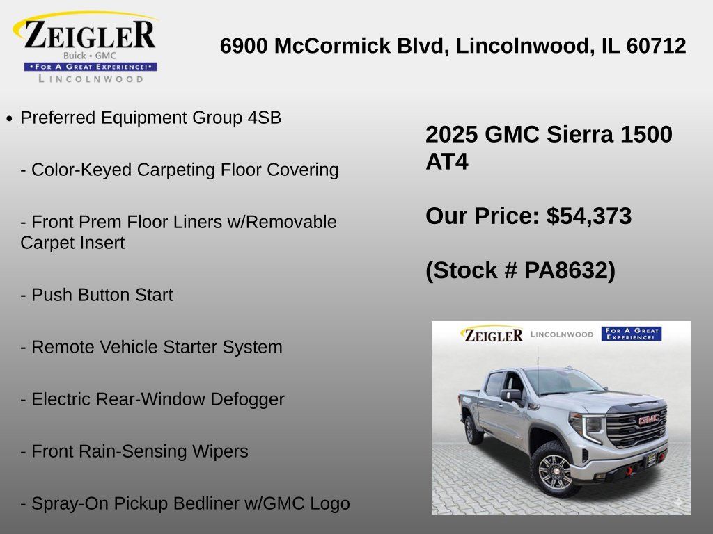 Used 2025 GMC Sierra 1500 AT4 AWD/4WD image 12