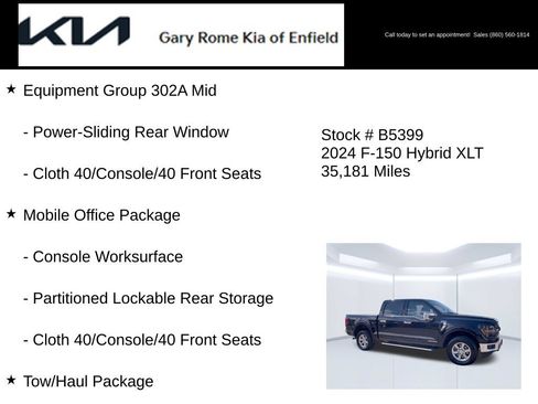 Used 2024 Ford F150 XLT w/ Equipment Group 302A MID AWD/4WD image 13