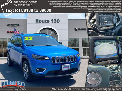 Used 2022 Jeep Cherokee Limited AWD/4WD image 1