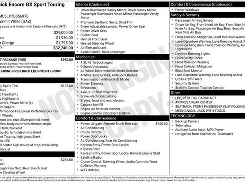 New 2026 Buick Encore GX Sport Touring w/ Comfort Package image 25