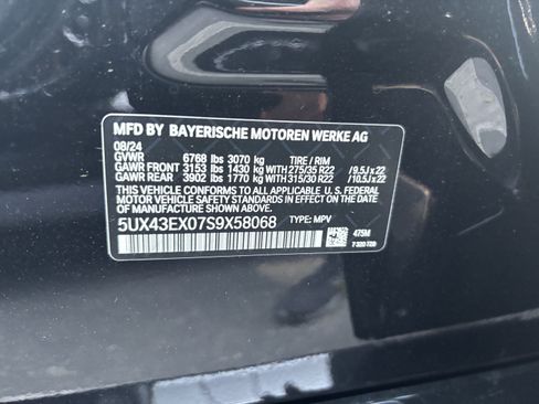 Used 2025 BMW X6 M60i w/ Executive Package AWD/4WD image 38