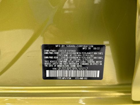 Certified 2023 Subaru Crosstrek 2.0i Premium image 24