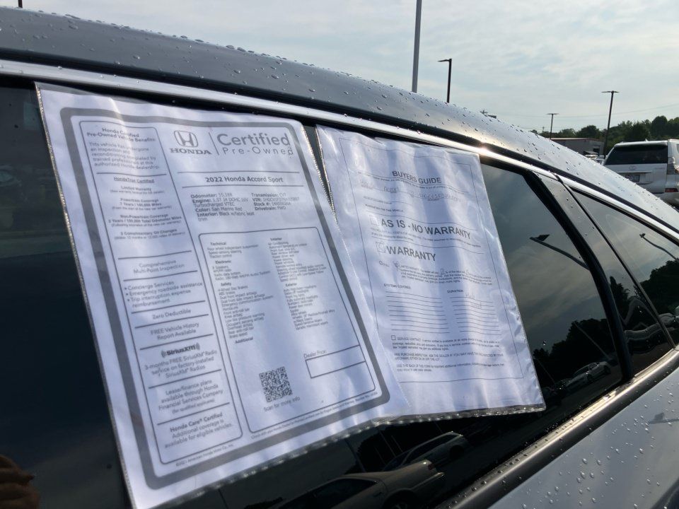 Certified 2022 Honda Accord Sport image 33