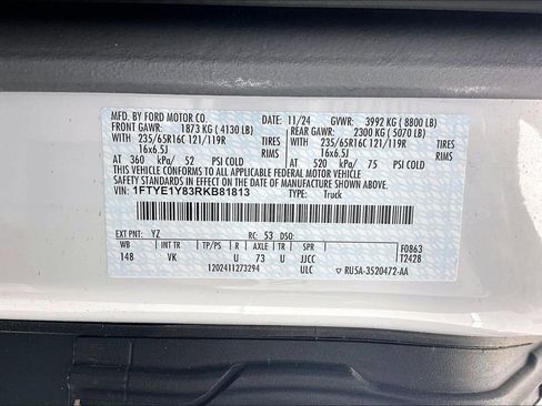 New 2024 Ford Transit 150 Low Roof RWD image 8