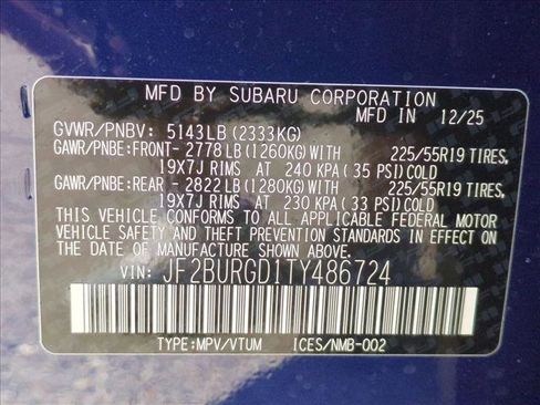 New 2026 Subaru Outback Limited XT image 19