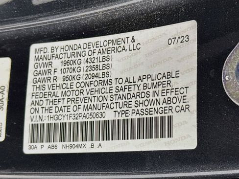 Certified 2023 Honda Accord EX image 31