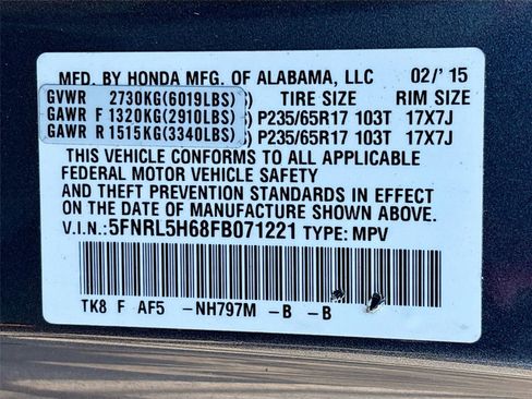 Used 2015 Honda Odyssey EX-L image 38