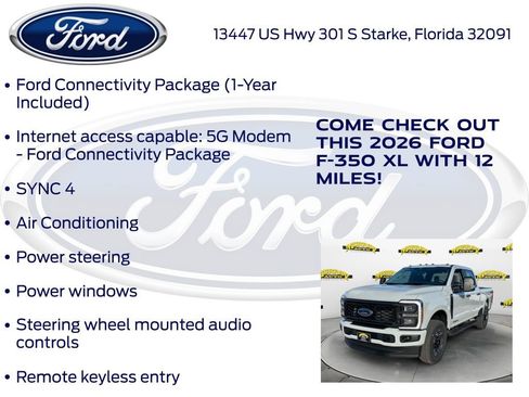 New 2026 Ford F350 XL w/ STX Appearance Package AWD/4WD image 20