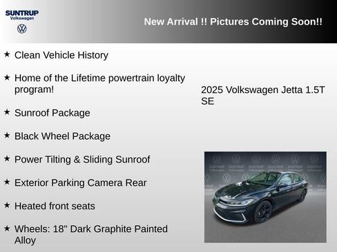 Used 2025 Volkswagen Jetta SE w/ Sunroof Package FWD image 6
