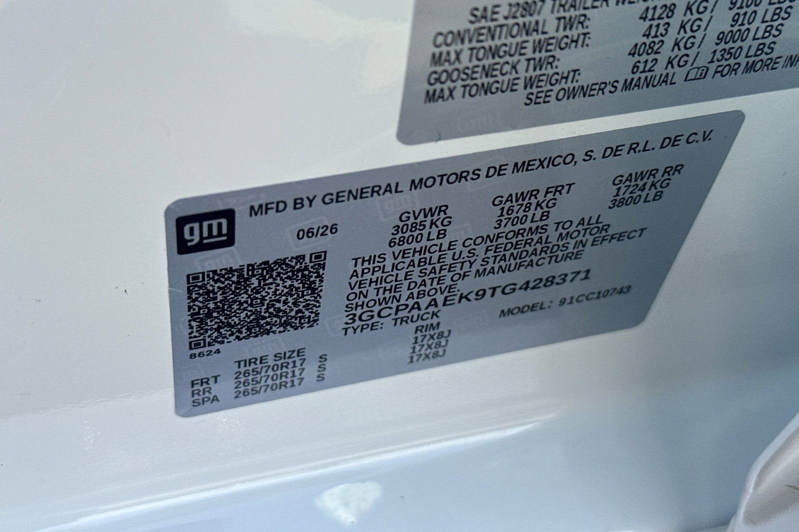 New 2026 Chevrolet Silverado 1500 W/T w/ Trailering Package RWD image 26