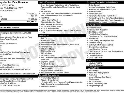New 2026 Chrysler Pacifica Pinnacle image 5