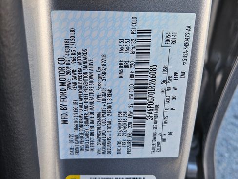 Used 2020 Ford Fusion S image 34