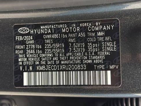 Used 2024 Hyundai Tucson Limited image 28