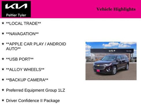 Used 2019 Chevrolet Traverse Premier w/ Driver Confidence II Package image 5