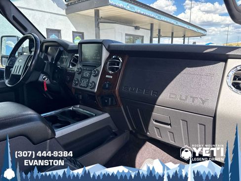 Used 2015 Ford F350 Lariat w/ Lariat Ultimate Package AWD/4WD image 16