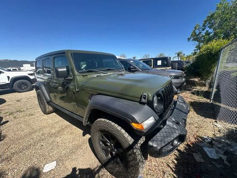 Certified 2021 Jeep Wrangler Unlimited Sport AWD/4WD image 2