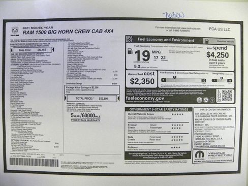 Used 2021 RAM 1500 Big Horn AWD/4WD image 21