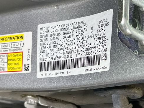Used 2022 Honda Civic Sport image 29