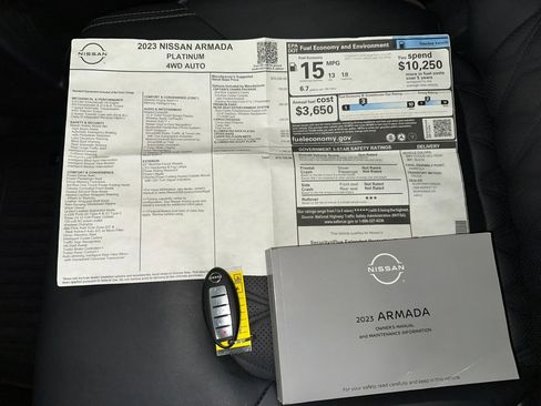 Used 2023 Nissan Armada Platinum w/ Captain's Chairs Package AWD/4WD image 4