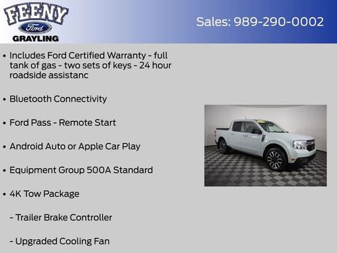 Certified 2024 Ford Maverick Lariat w/ 4K Tow Package AWD/4WD image 8