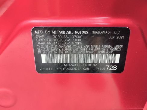 Used 2024 Mitsubishi Mirage ES FWD image 33
