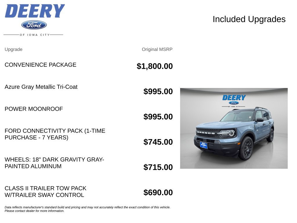 New 2026 Ford Bronco Sport Big Bend w/ Convenience Package AWD/4WD image 15