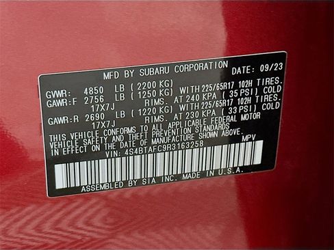 Used 2024 Subaru Outback Premium image 27