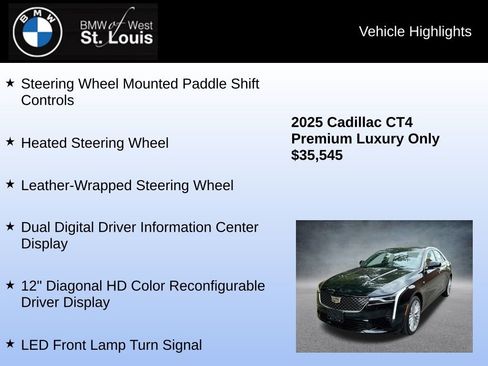 Used 2025 Cadillac CT4 Premium Luxury image 23