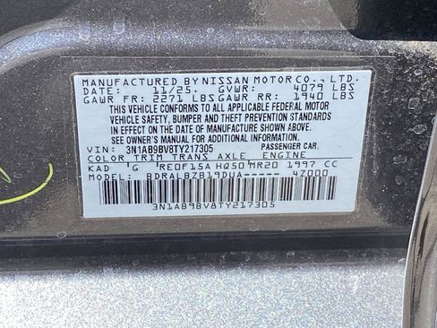 Certified 2026 Nissan Sentra S w/ Floor Mat Package FWD image 12