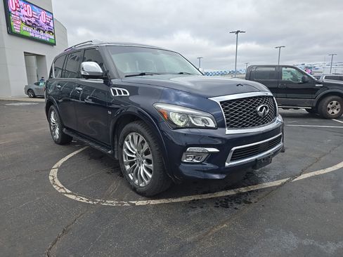 Used 2017 INFINITI QX80 Base 4D Sport Utility w/ Deluxe Technology Package image 3