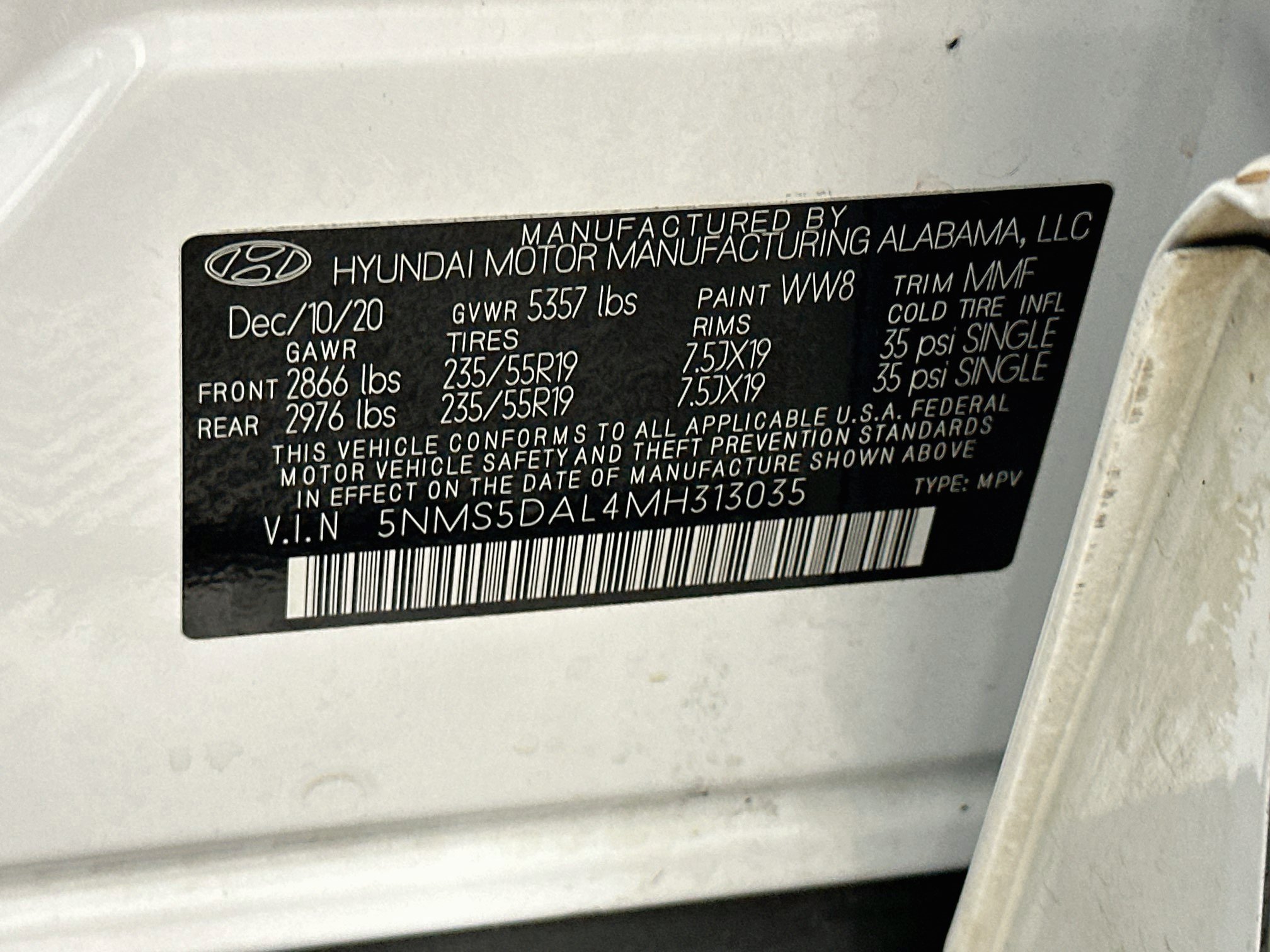 Used 2021 Hyundai Santa Fe Calligraphy AWD/4WD image 12