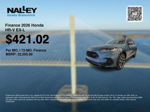 New 2026 Honda HR-V EX-L image 7