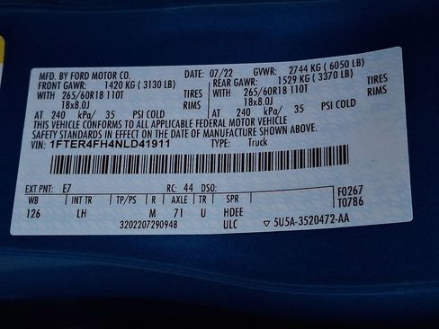 Used 2022 Ford Ranger XLT w/ Equipment Group 302A High image 25