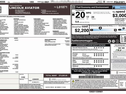 Used 2023 Lincoln Aviator Reserve w/ Equipment Group 201A image 4