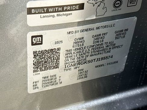 New 2026 Chevrolet Traverse LT w/ LPO, Floor Liner Package image 44