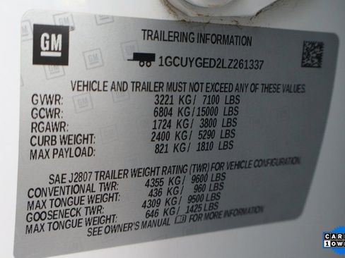 Used 2020 Chevrolet Silverado 1500 LTZ w/ LTZ Convenience Package image 47