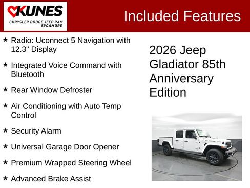 New 2026 Jeep Gladiator Sport AWD/4WD image 4