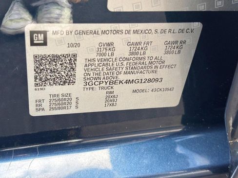 Used 2021 Chevrolet Silverado 1500 Custom image 25