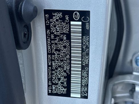 Certified 2019 Lexus ES 300h w/ Luxury Package image 39