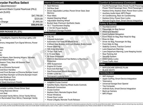New 2026 Chrysler Pacifica Select image 27