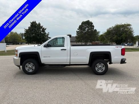 Used 2015 Chevrolet Silverado 2500 W/T w/ Snow Plow Prep Package AWD/4WD image 3