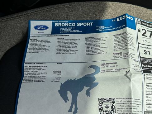 Used 2026 Ford Bronco Sport Big Bend w/ Convenience Package AWD/4WD image 36
