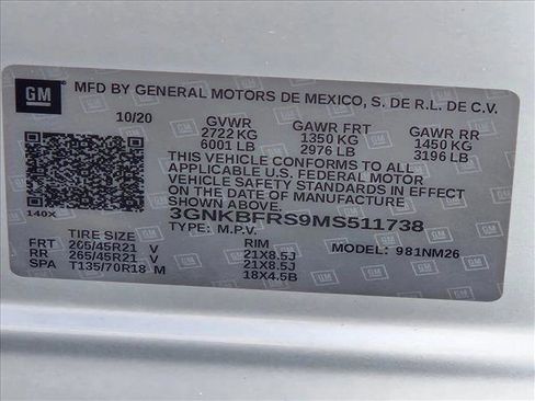 Used 2021 Chevrolet Blazer Premier w/ Driver Confidence II Package image 23