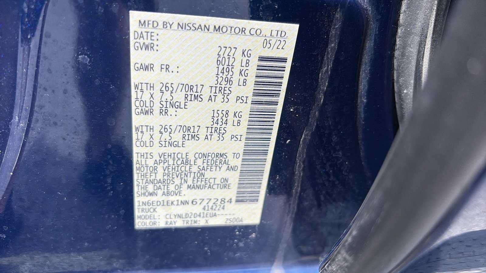 Used 2022 Nissan Frontier PRO-4X w/ Off-Road Protection Package AWD/4WD image 24