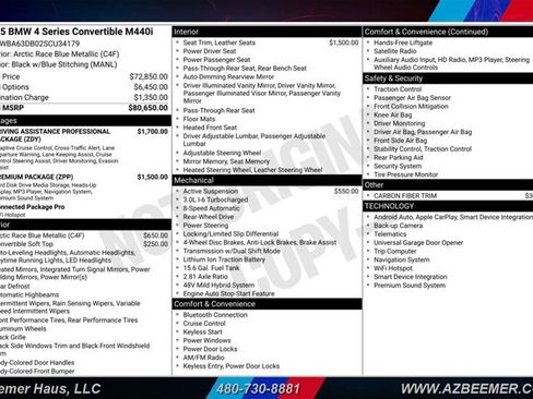 Used 2025 BMW M440i Convertible RWD image 3