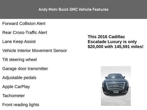 Used 2016 Cadillac Escalade Luxury AWD/4WD image 17