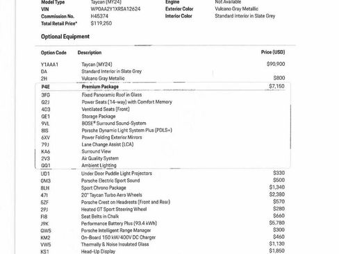 Used 2024 Porsche Taycan image 5
