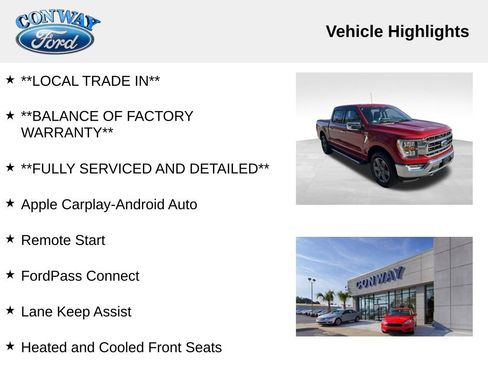 Used 2023 Ford F150 Lariat w/ Trailer Tow Package image 8